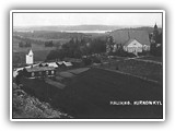 Wanha kuva kirkon seudulta. Kuva noin vuodelta 1919.