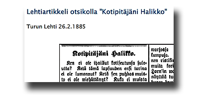 Kotipitäjäni Halikko (1885)