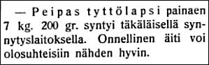 1925-03-06-sskl-tyttolapsi