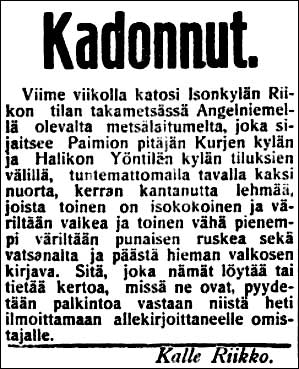1926-09-24-sskl-kadonnut